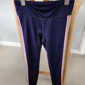 Girls GapFit elastic Leggings in Rainbow Blue Size Kids M